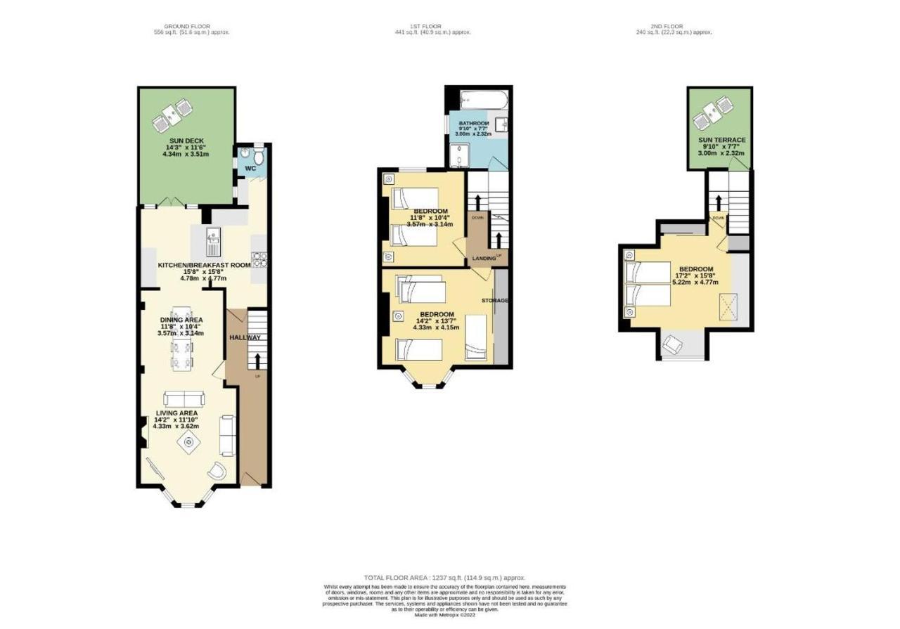 The Townhouse By My Getaways Free Parking Villa Brighton Exterior foto
